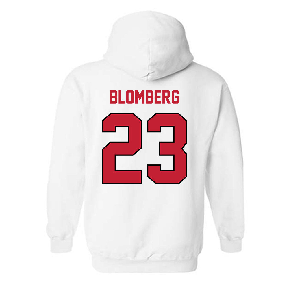 Wisconsin - NCAA Softball : Hilary Blomberg - Classic Shersey Hooded Sweatshirt-1