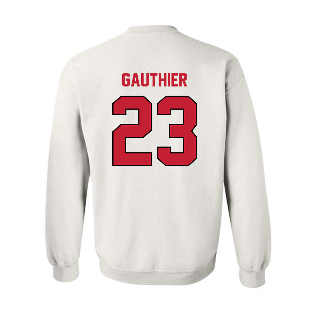 Wisconsin - NCAA Football : Landon Gauthier - Classic Shersey Crewneck Sweatshirt-1