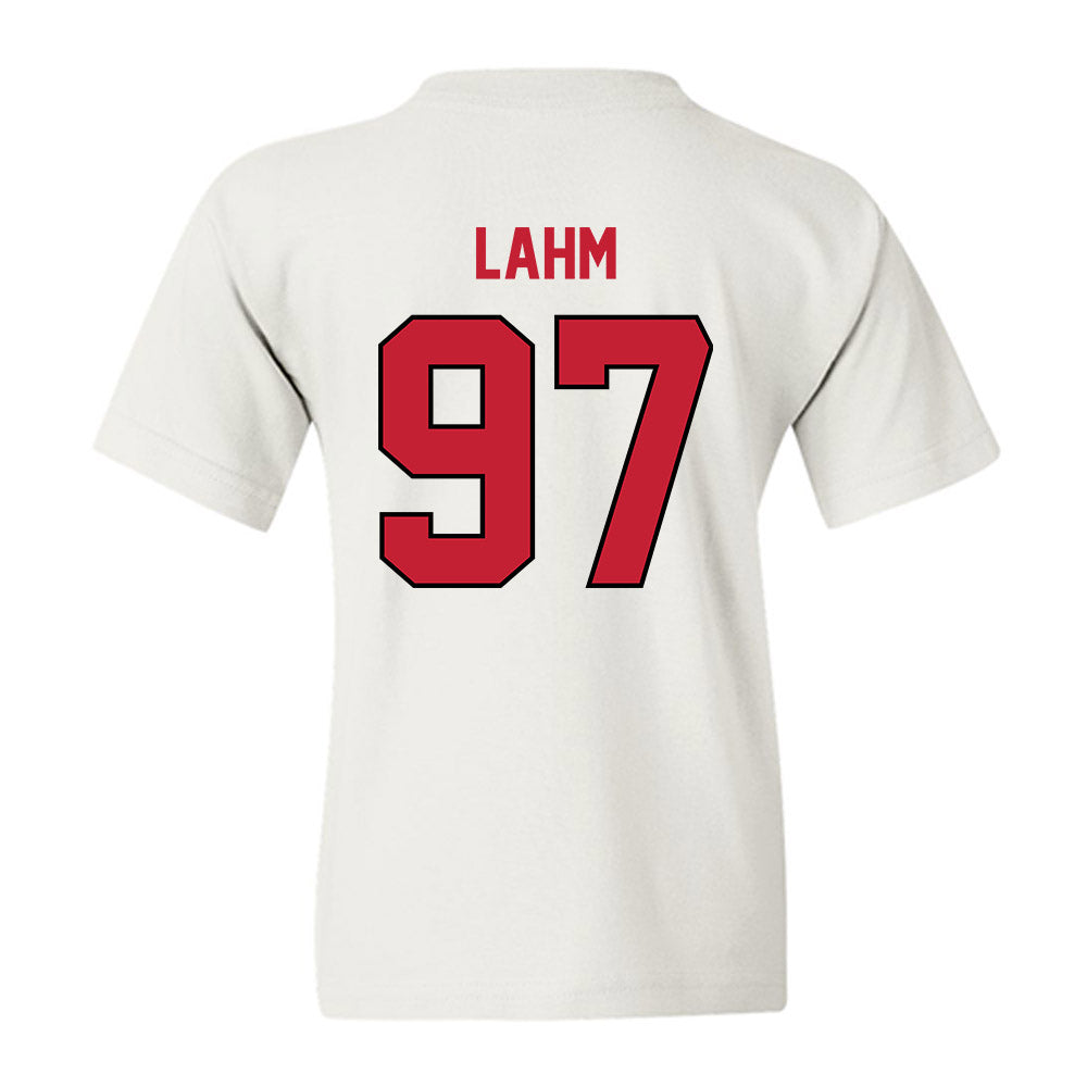 Wisconsin - NCAA Football : Gavin Lahm - Classic Shersey Youth T-Shirt-1