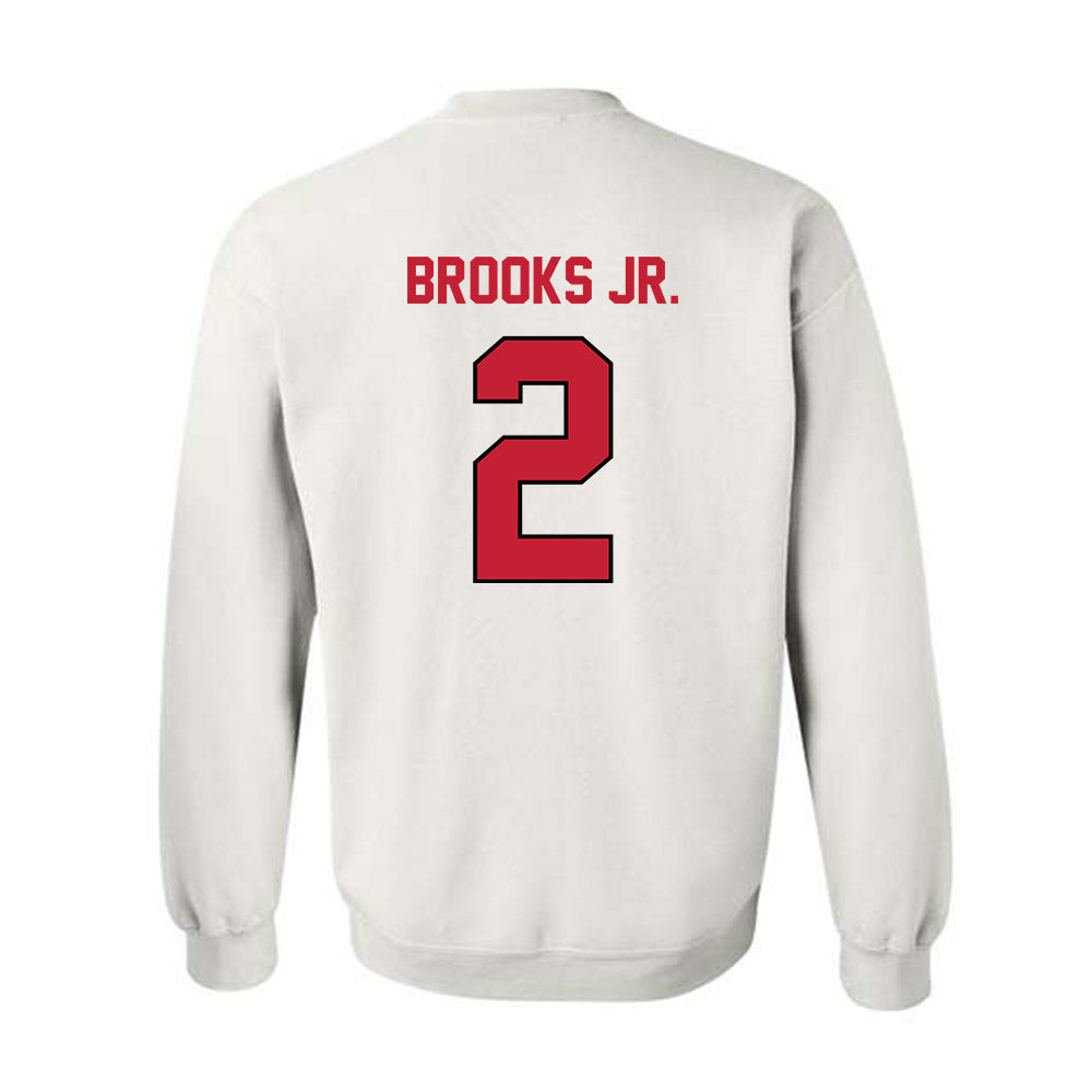 Wisconsin - NCAA Football : Chris Brooks Jr. - Classic Shersey Crewneck Sweatshirt-1