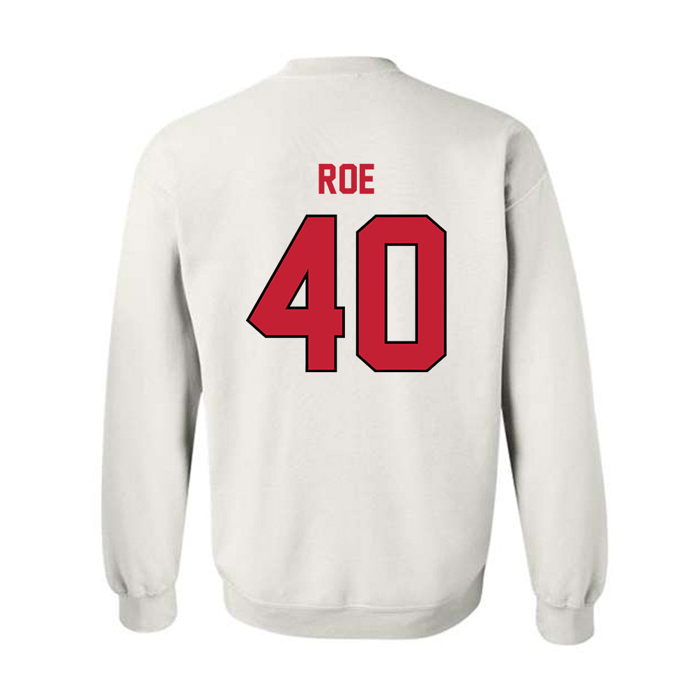 Wisconsin - NCAA Football : James Roe - Classic Shersey Crewneck Sweatshirt-1
