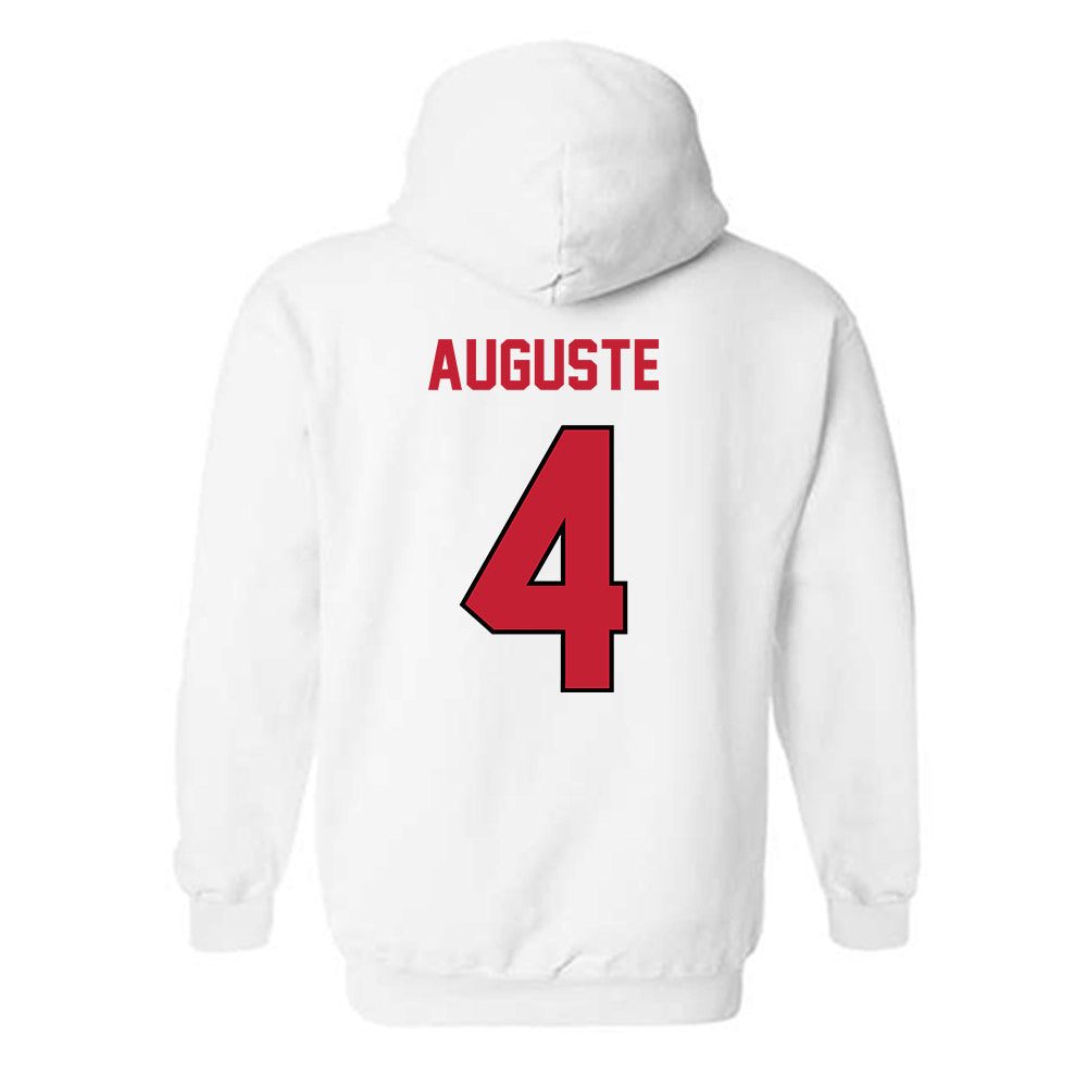 Wisconsin - NCAA Women's Volleyball : Jaela Auguste - Classic Shersey Hooded Sweatshirt-1