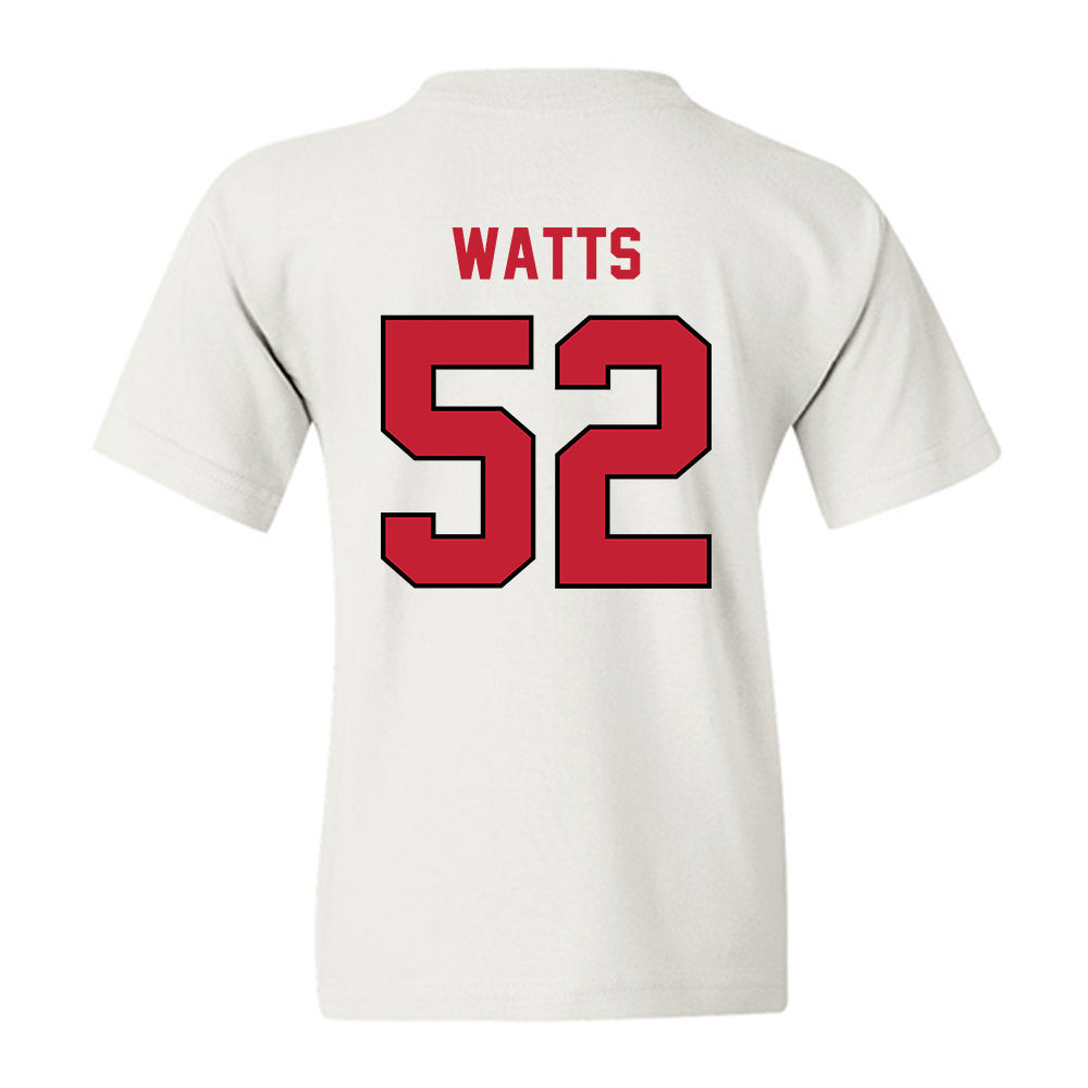Wisconsin - NCAA Football : Hardy Watts - Classic Shersey Youth T-Shirt-1