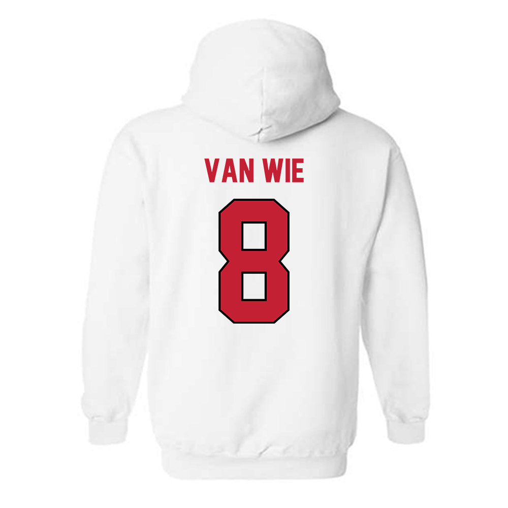 Wisconsin - NCAA Women's Volleyball : Morgan Van Wie - Classic Shersey Hooded Sweatshirt-1