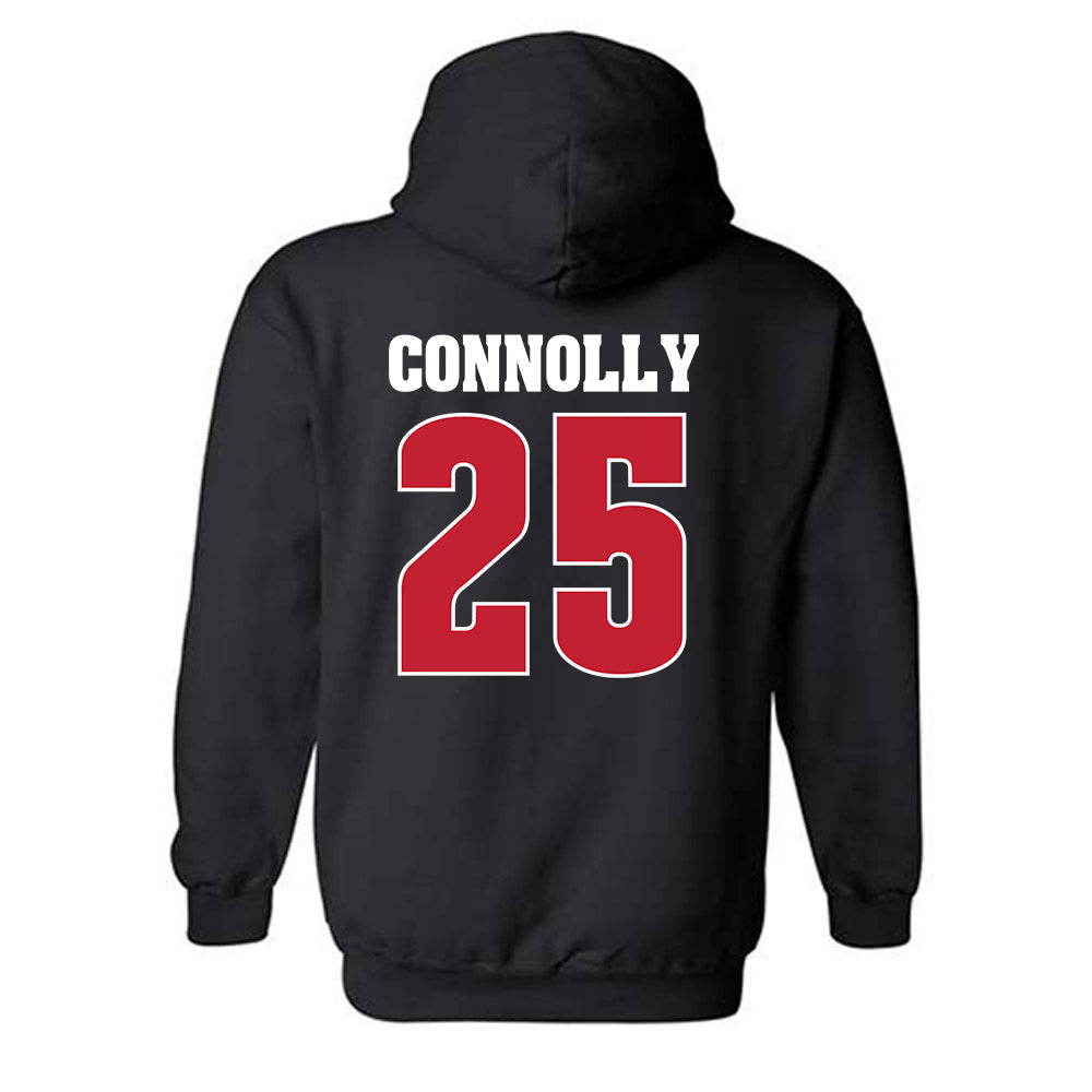 Wisconsin - NCAA Women's Soccer : Erin Connolly - Classic Shersey Hooded Sweatshirt-1