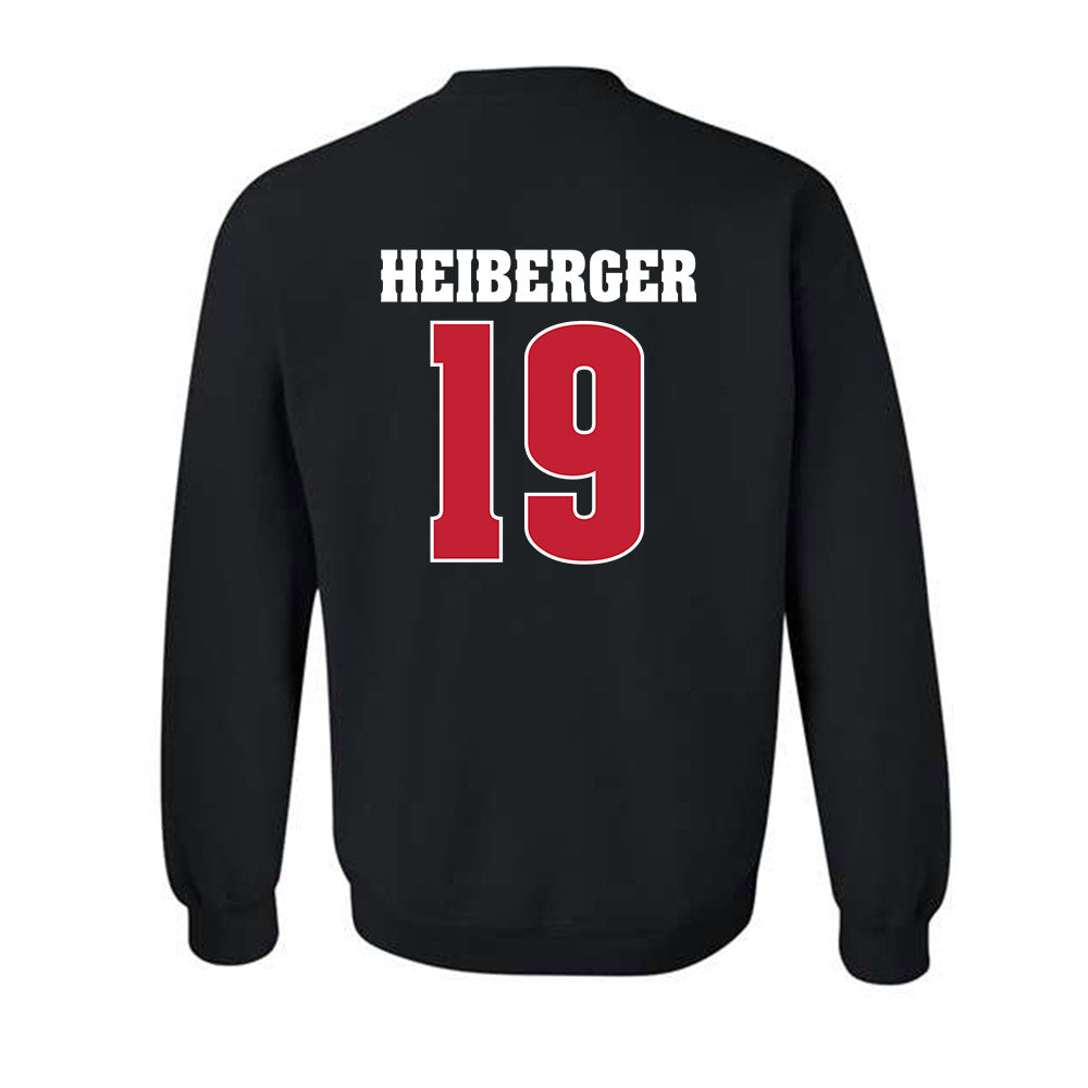 Wisconsin - NCAA Football : Thomas Heiberger - Classic Shersey Crewneck Sweatshirt-1