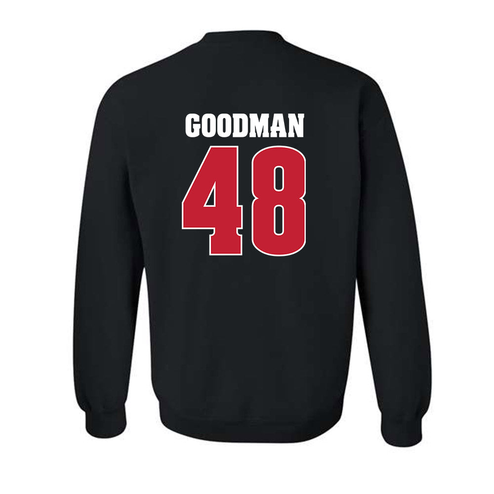 Wisconsin - NCAA Football : Andrew Goodman - Classic Shersey Crewneck Sweatshirt-1
