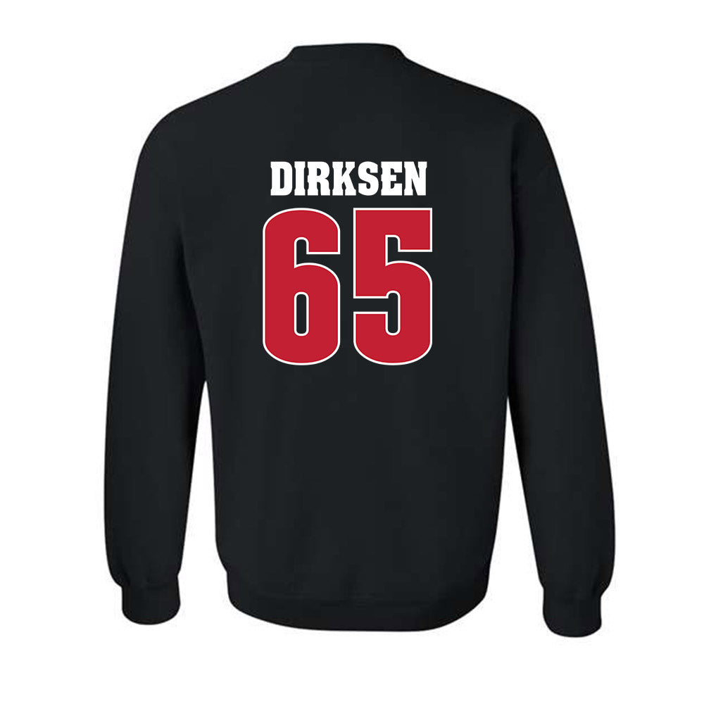 Wisconsin - NCAA Football : Aiden Dirksen - Classic Shersey Crewneck Sweatshirt-1