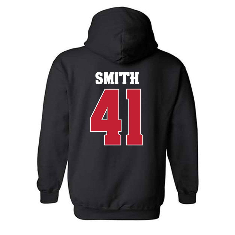 Wisconsin - NCAA Football : McCoy Smith - Classic Shersey Hooded Sweatshirt-1