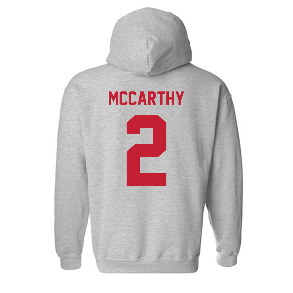 Wisconsin - NCAA Women's Ice Hockey : Finley McCarthy - Classic Shersey Hooded Sweatshirt-1
