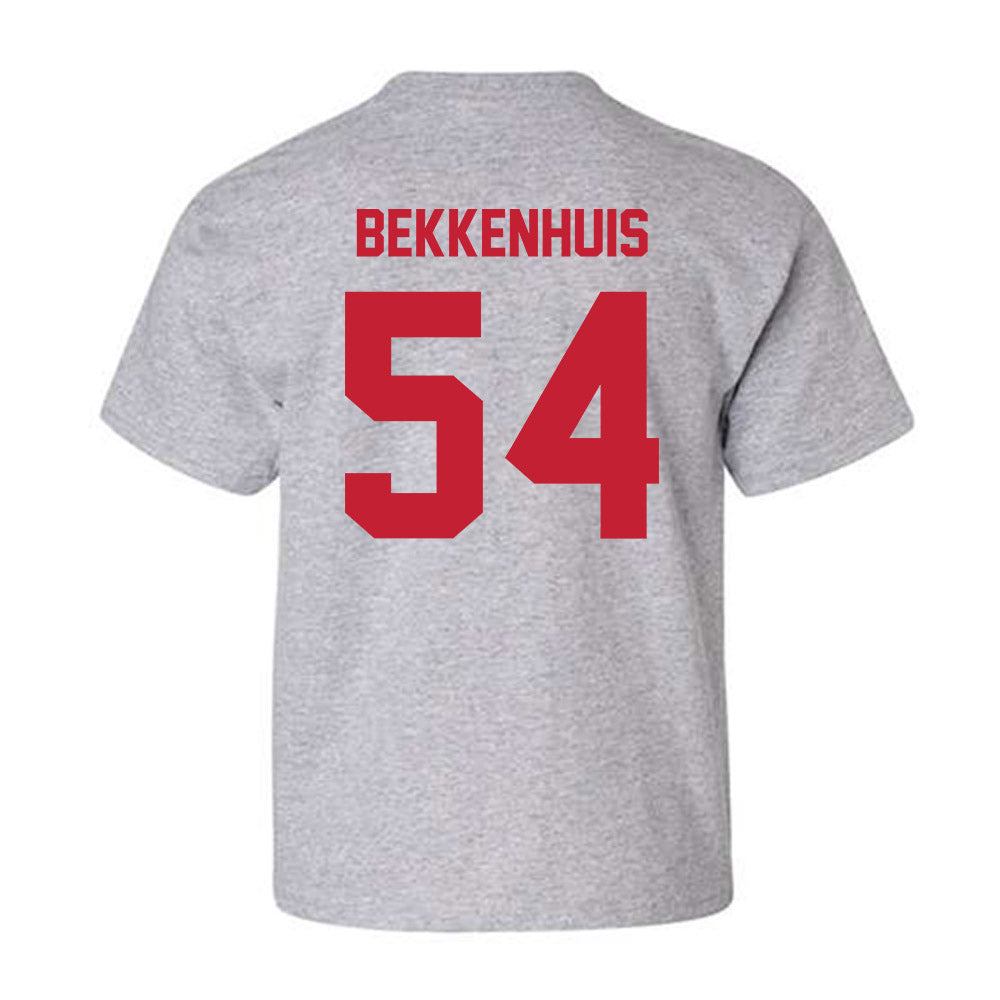 Wisconsin - NCAA Football : Brady Bekkenhuis - Classic Shersey Youth T-Shirt-1
