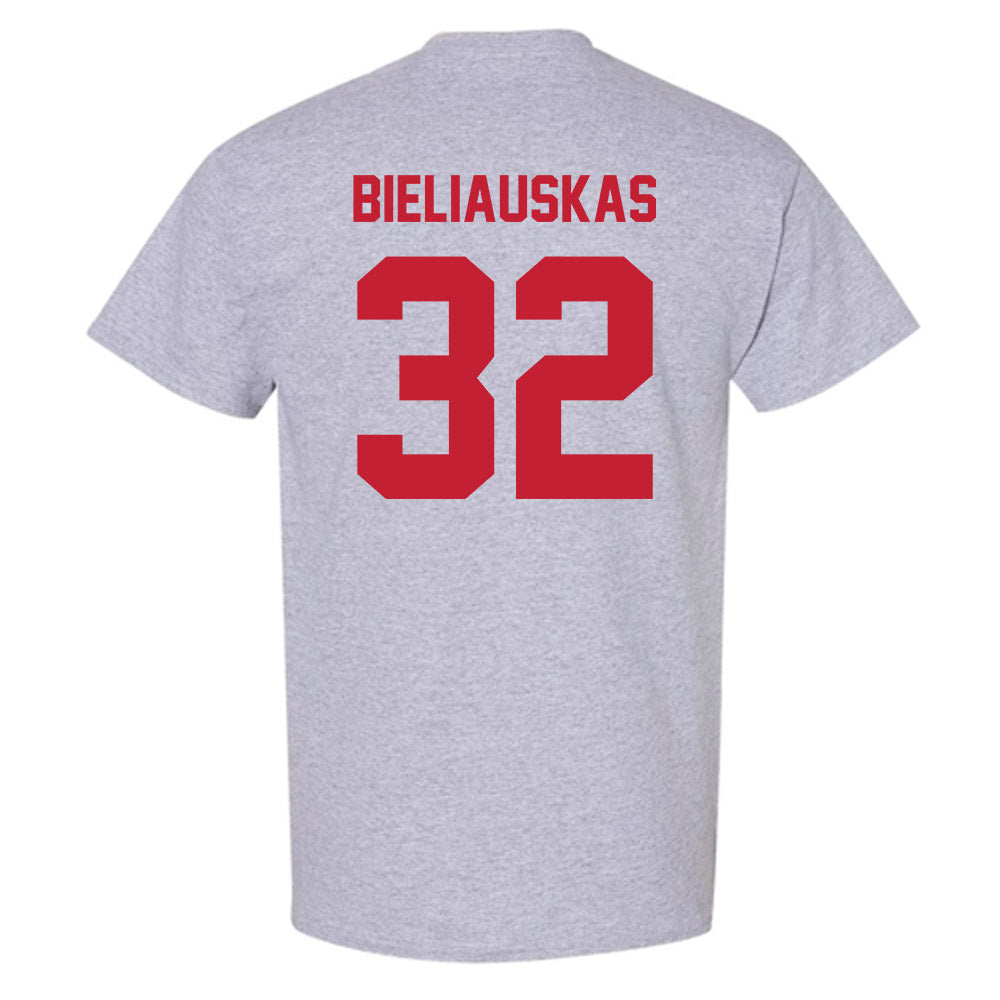 Wisconsin - NCAA Men's Basketball : Aleksas Bieliauskas - Classic Shersey T-Shirt-1