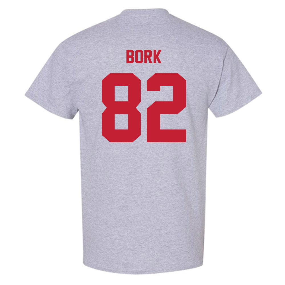 Wisconsin - NCAA Football : Emmett Bork - Classic Shersey T-Shirt-1