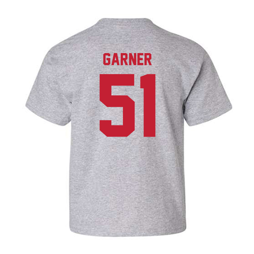 Wisconsin - NCAA Football : Micheal Garner - Classic Shersey Youth T-Shirt-1
