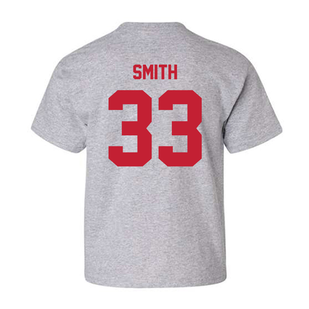 Wisconsin - NCAA Men's Soccer : Charlie Smith - Classic Shersey Youth T-Shirt-1