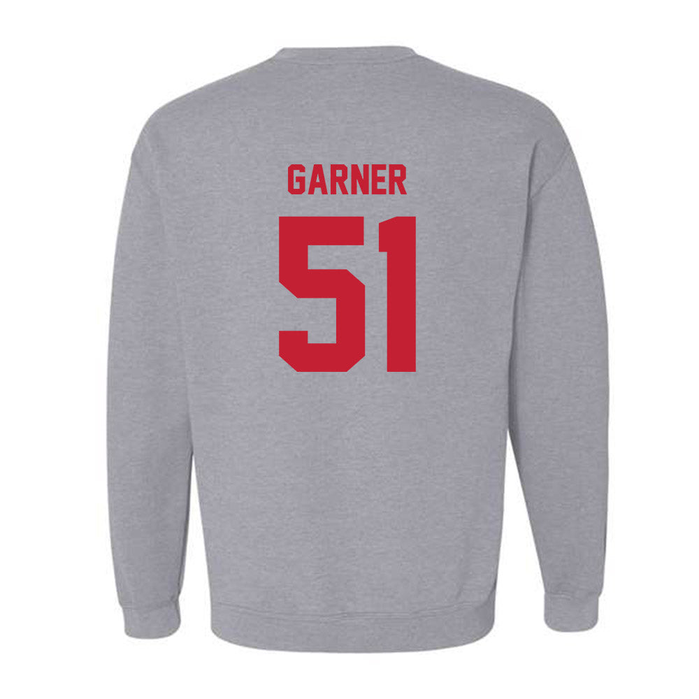 Wisconsin - NCAA Football : Micheal Garner - Classic Shersey Crewneck Sweatshirt-1