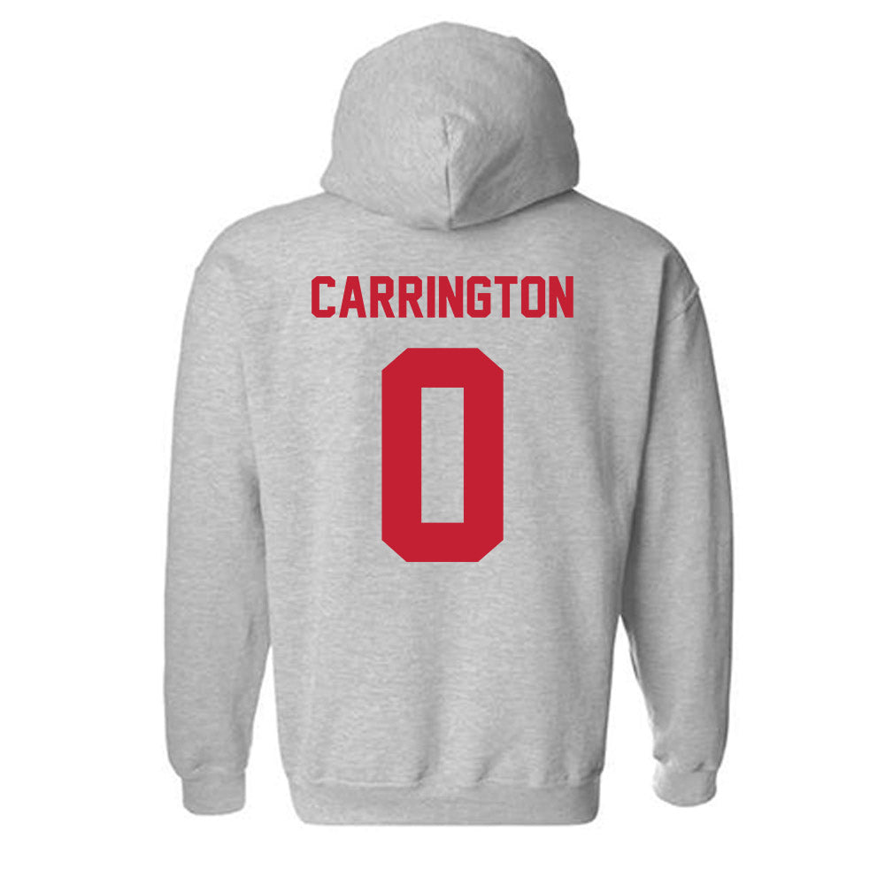 Wisconsin - NCAA Men's Basketball : Braeden Carrington - Classic Shersey Hooded Sweatshirt-1