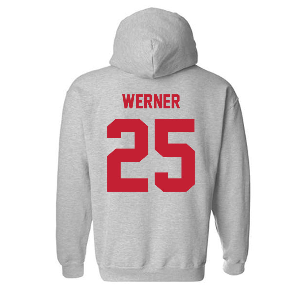 Wisconsin - NCAA Softball : Madison Werner - Classic Shersey Hooded Sweatshirt-1