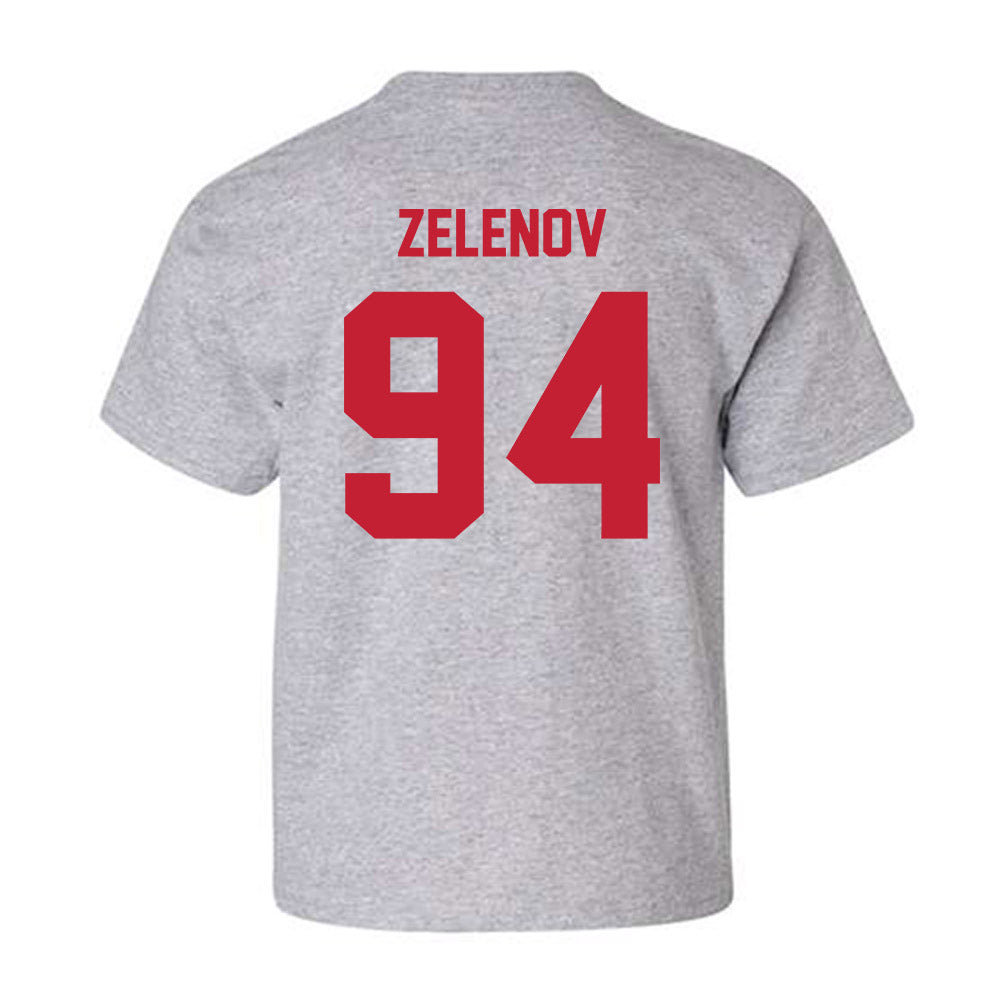 Wisconsin - NCAA Men's Ice Hockey : Vasily Zelenov - Classic Shersey Youth T-Shirt-1
