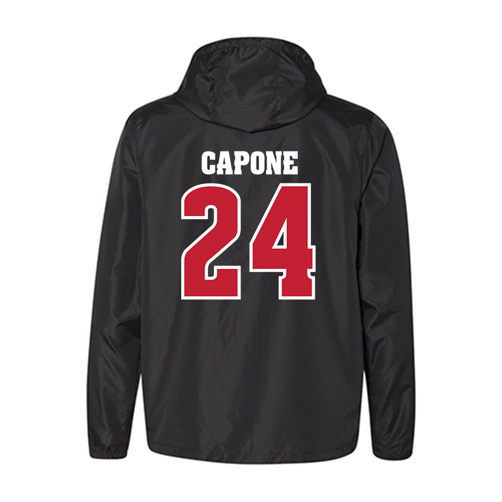Wisconsin - NCAA Men's Soccer : Caleb Capone - Windbreaker-1