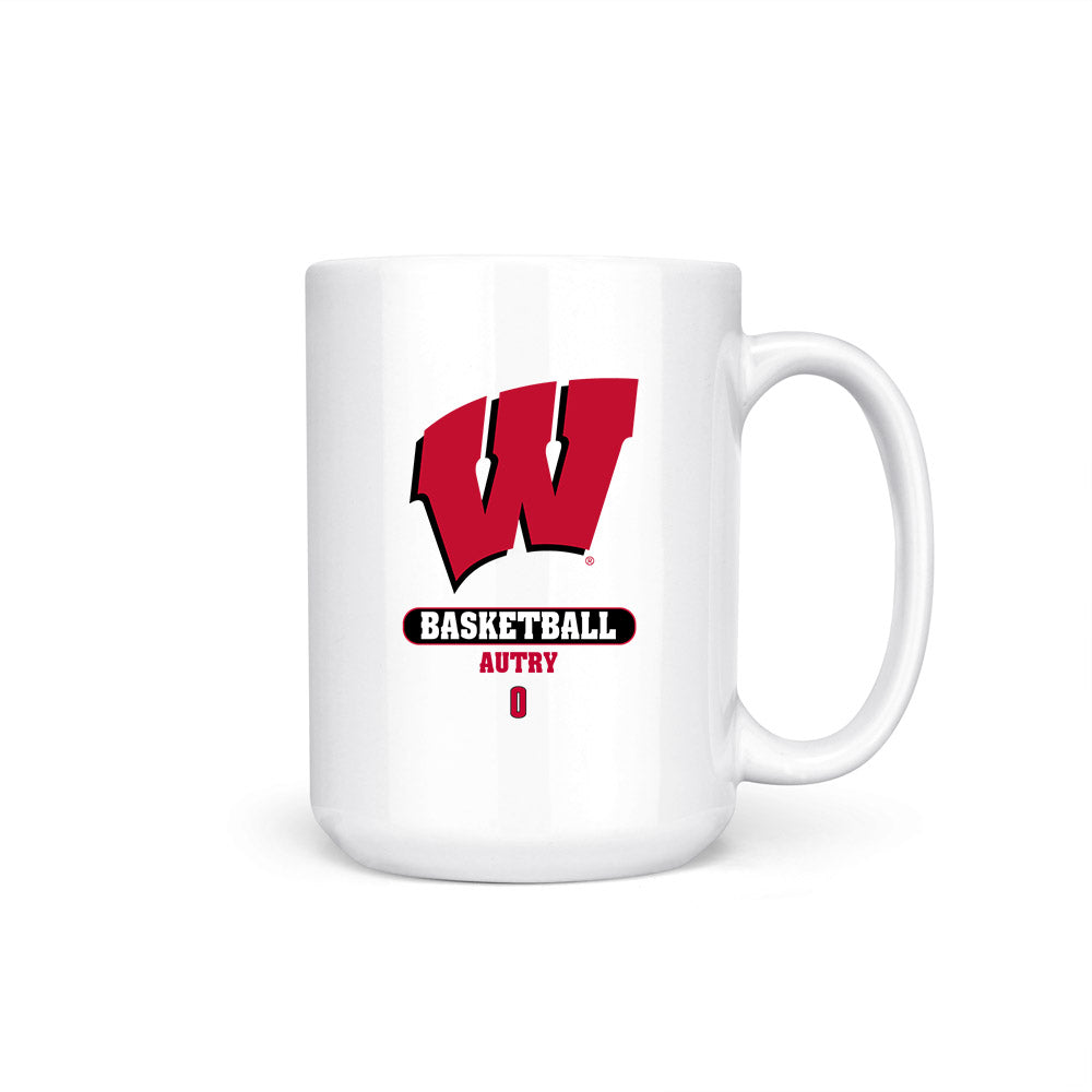 Wisconsin - NCAA Men's Basketball : Trey Autry - Coffee Mug-0