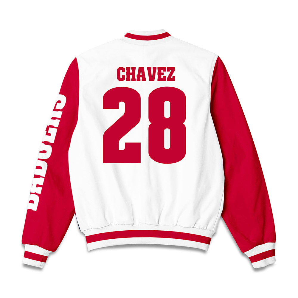 Wisconsin - NCAA Men's Soccer : Andrew Chavez - Bomber Jacket-1