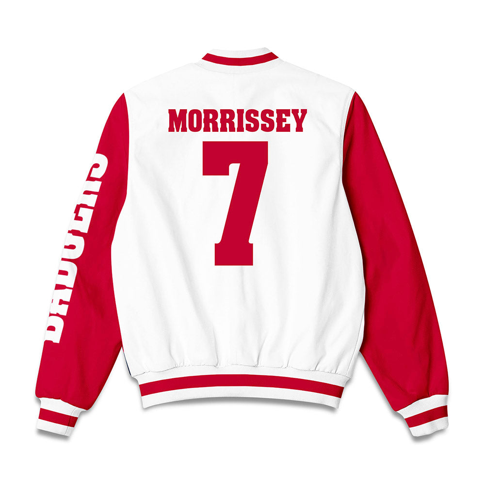 Wisconsin - NCAA Men's Ice Hockey : Gavin Morrissey - Bomber Jacket-1