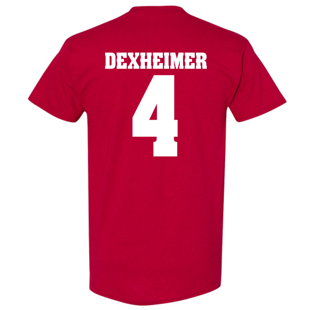 Wisconsin - NCAA Men's Ice Hockey : Ben Dexheimer - Classic Shersey T-Shirt-1
