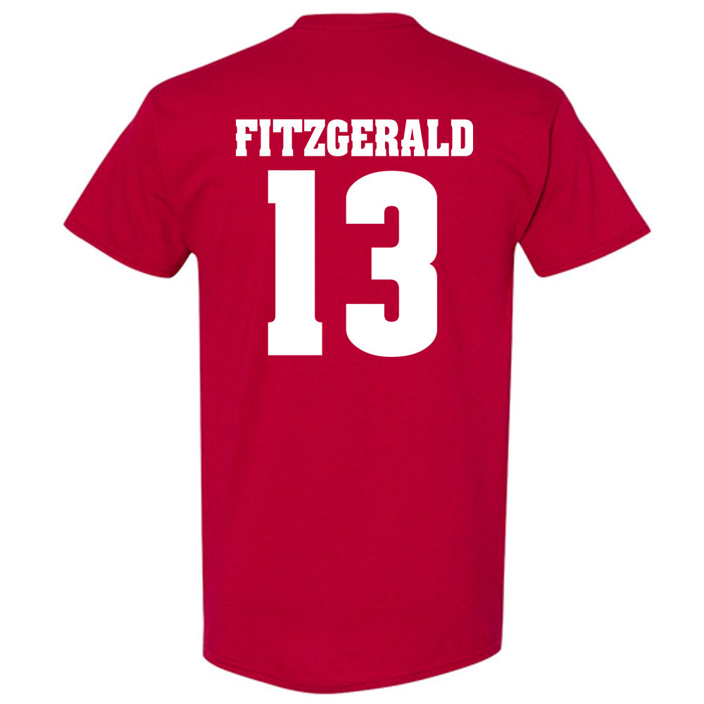 Wisconsin - NCAA Men's Ice Hockey : Christian Fitzgerald - Classic Shersey T-Shirt-1