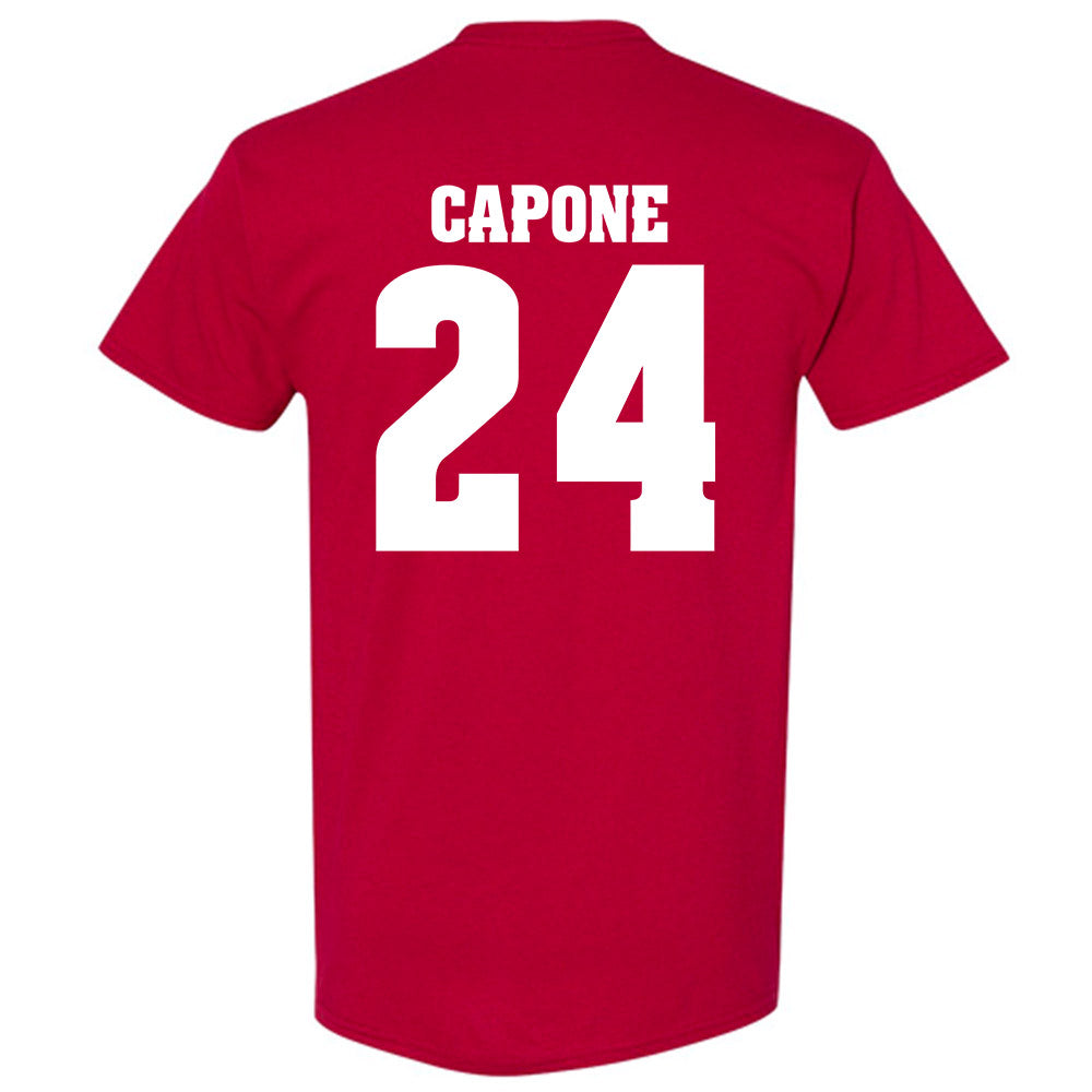 Wisconsin - NCAA Men's Soccer : Caleb Capone - Classic Shersey T-Shirt-1