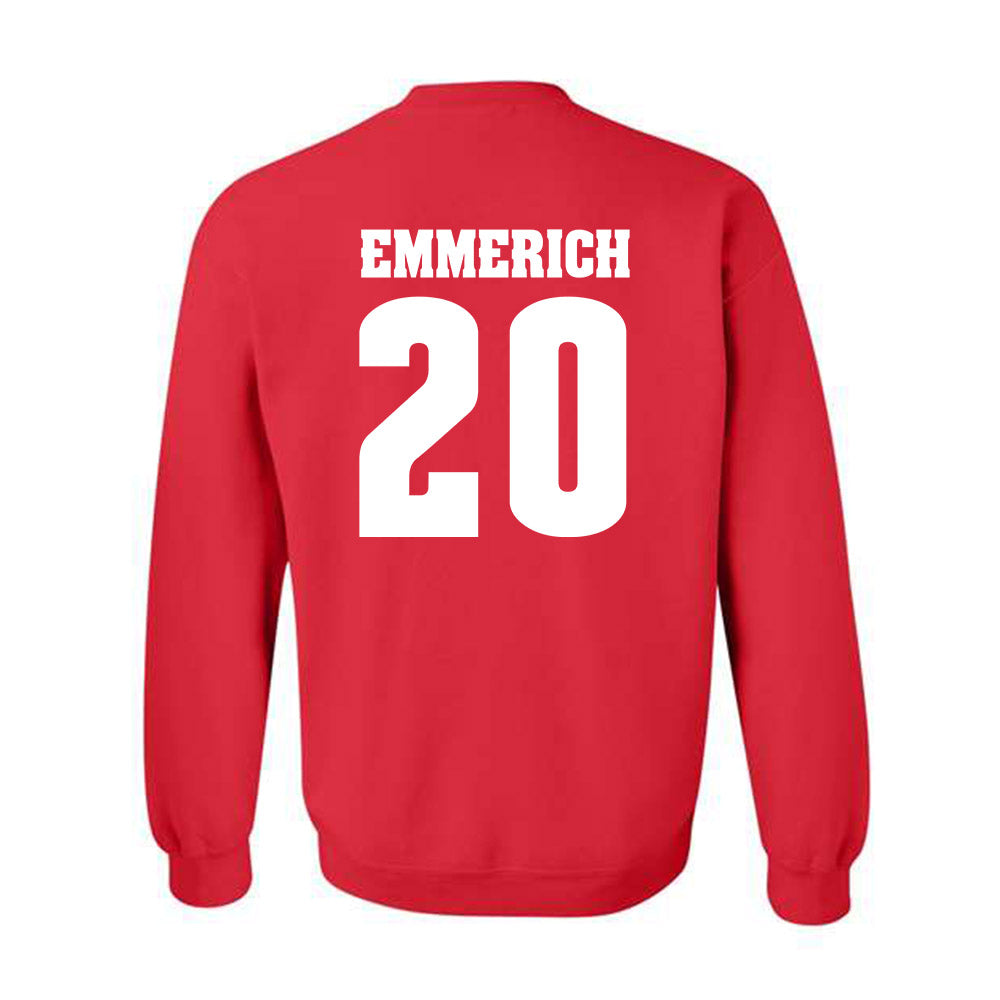 Wisconsin - NCAA Football : Luke Emmerich - Classic Shersey Crewneck Sweatshirt-1