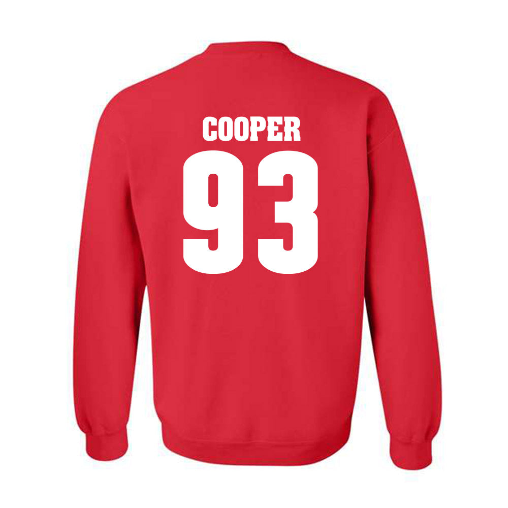 Wisconsin - NCAA Football : DeNigel Cooper - Classic Shersey Crewneck Sweatshirt-1