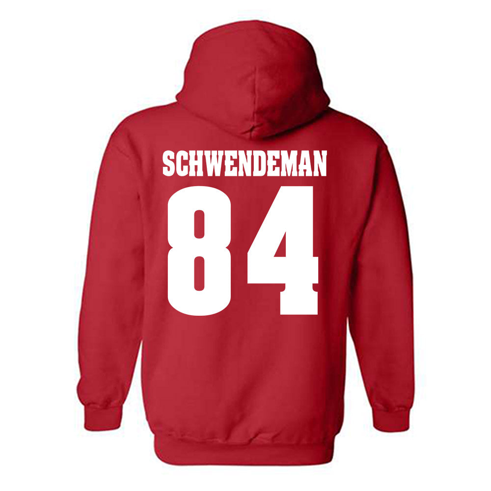 Wisconsin - NCAA Football : Ryan Schwendeman - Classic Shersey Hooded Sweatshirt-1