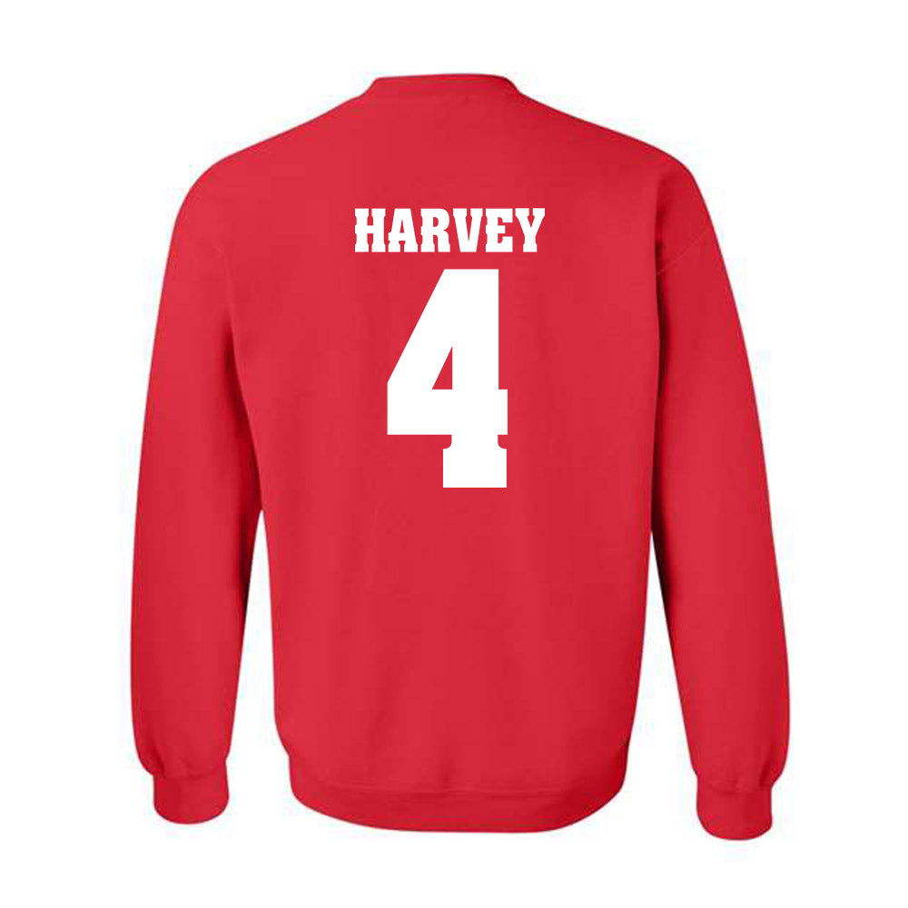 Wisconsin - NCAA Women's Ice Hockey : Caroline Harvey - Classic Shersey Crewneck Sweatshirt-1