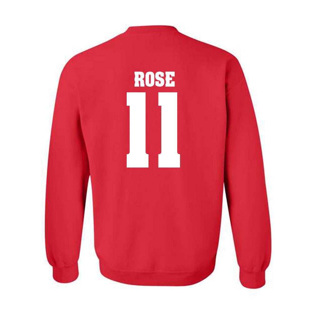 Wisconsin - NCAA Women's Basketball : Caia Rose - Classic Shersey Crewneck Sweatshirt-1