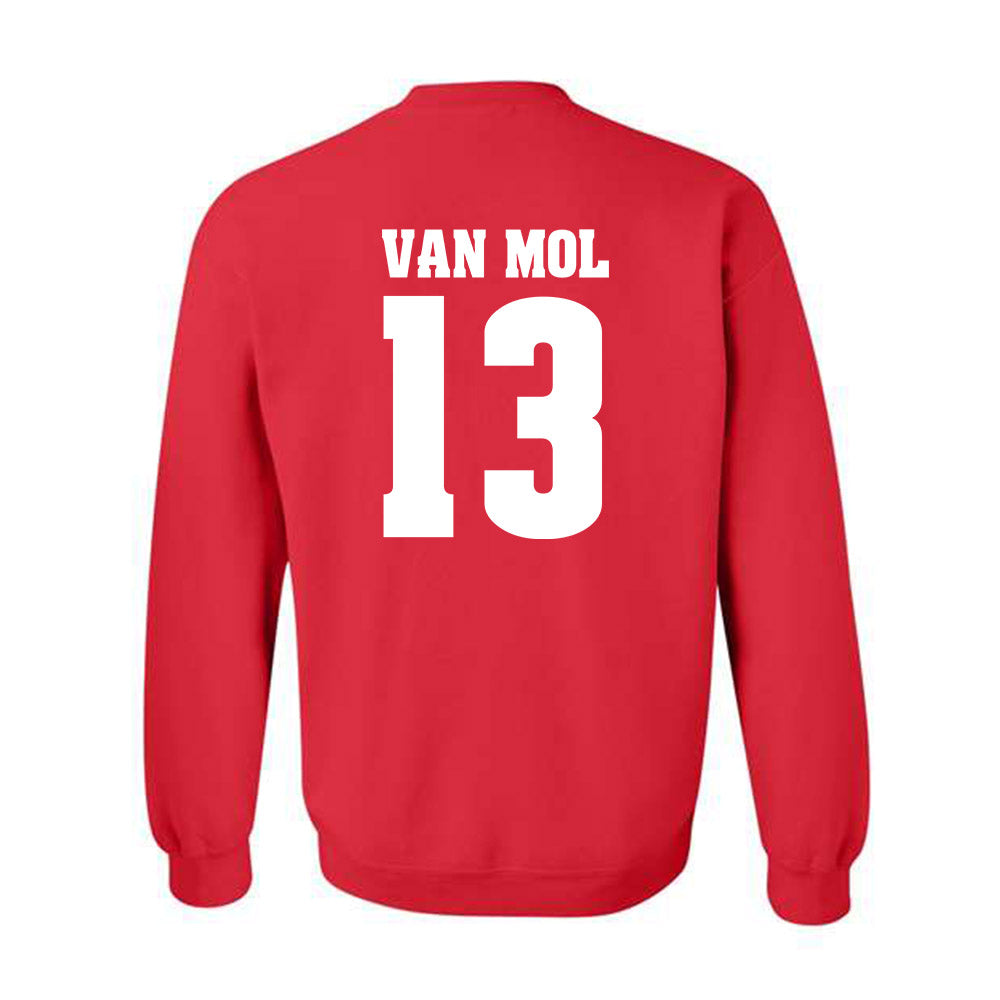 Wisconsin - NCAA Men's Soccer : Arien van Mol - Classic Shersey Crewneck Sweatshirt-1