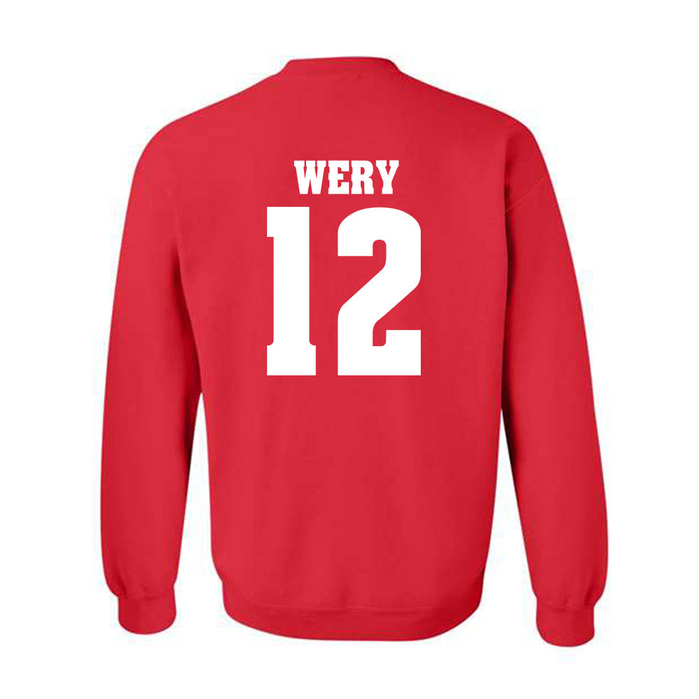 Wisconsin - NCAA Softball : Addison Wery - Classic Shersey Crewneck Sweatshirt-1