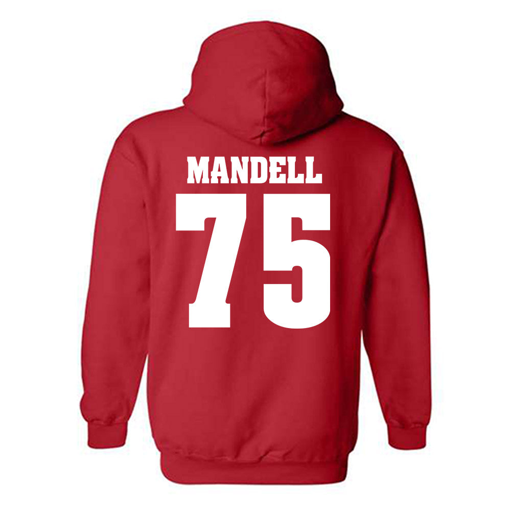 Wisconsin - NCAA Football : Emerson Mandell - Classic Shersey Hooded Sweatshirt-1