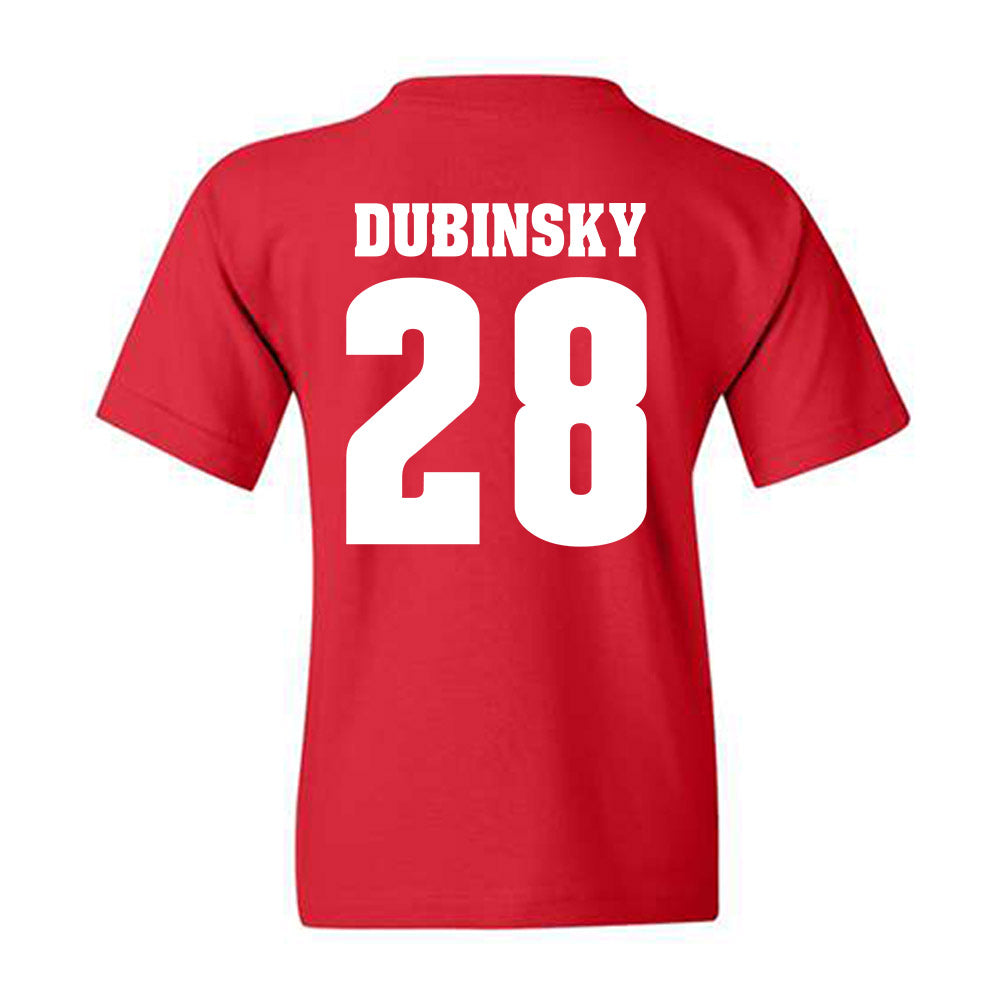 Wisconsin - NCAA Men's Ice Hockey : Aiden Dubinsky - Classic Shersey Youth T-Shirt-1