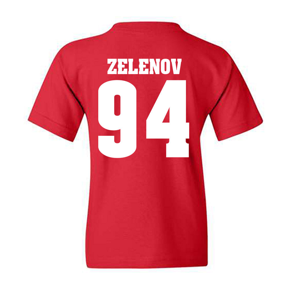 Wisconsin - NCAA Men's Ice Hockey : Vasily Zelenov - Classic Shersey Youth T-Shirt-1