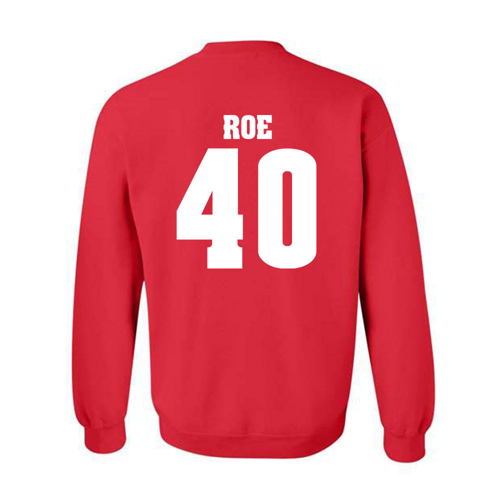 Wisconsin - NCAA Football : James Roe - Classic Shersey Crewneck Sweatshirt-1