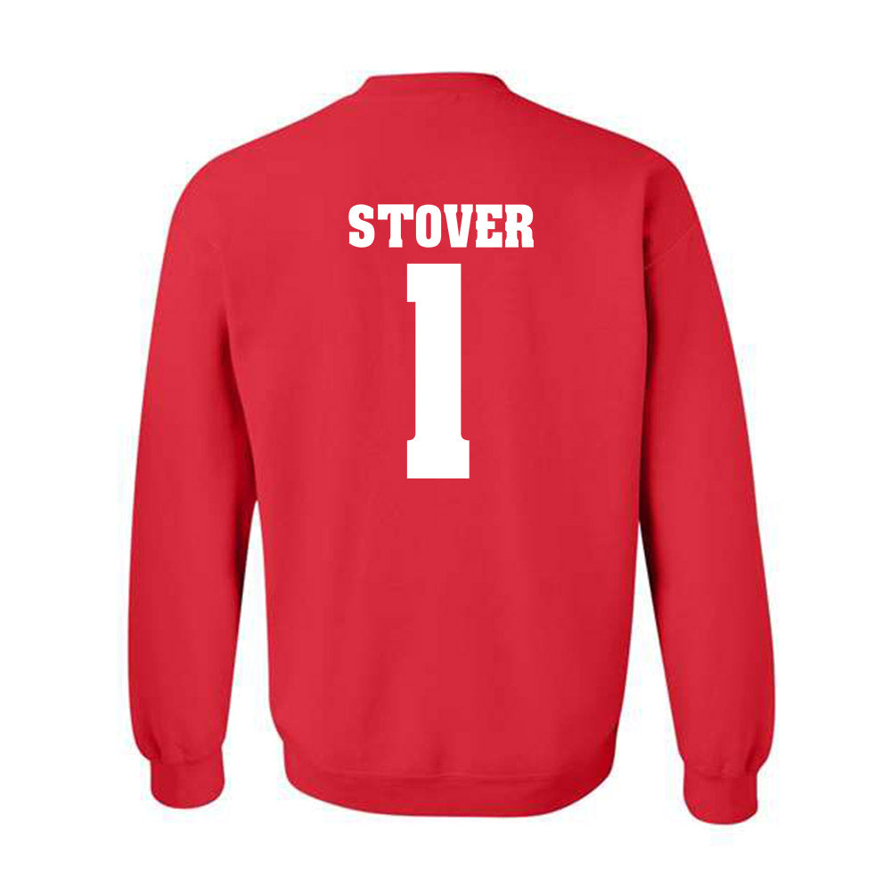 Wisconsin - NCAA Women's Soccer : Drew Stover - Classic Shersey Crewneck Sweatshirt-1