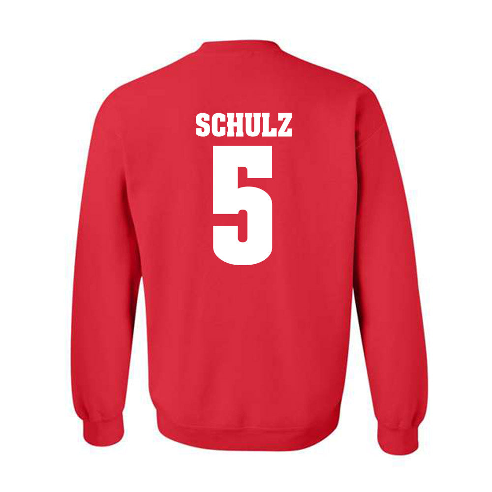 Wisconsin - NCAA Men's Ice Hockey : Zach Schulz - Classic Shersey Crewneck Sweatshirt-1