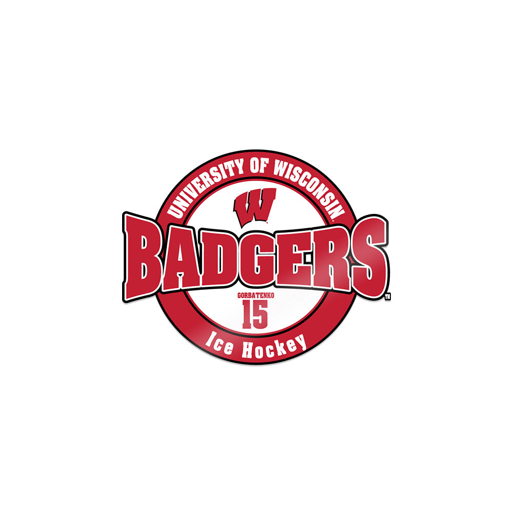 Wisconsin - NCAA Women's Ice Hockey : Nicole Gorbatenko - Sticker-0