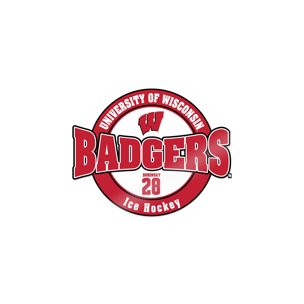 Wisconsin - NCAA Men's Ice Hockey : Aiden Dubinsky - Sticker-0