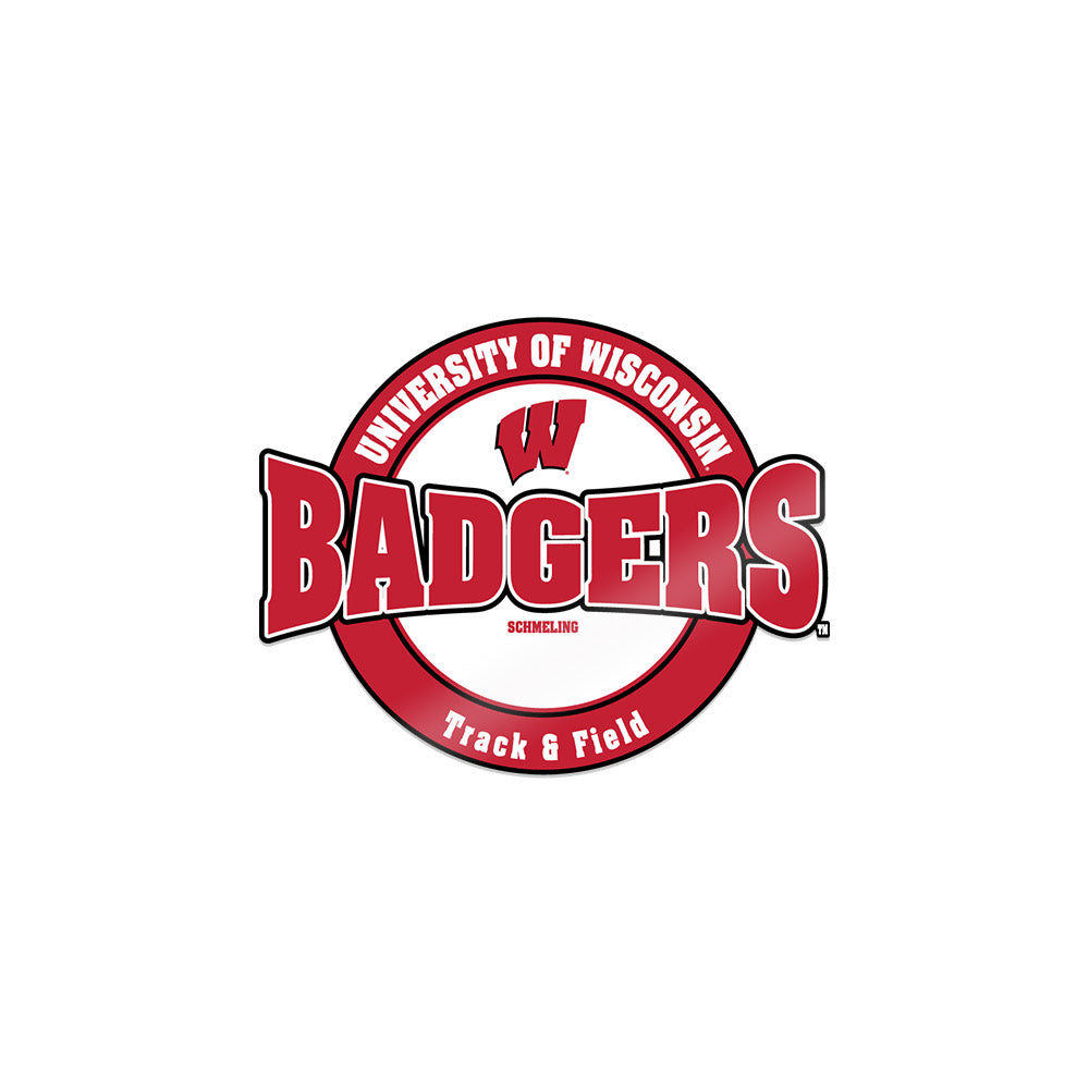 Wisconsin - NCAA Men's Track & Field : Jack Schmeling - Sticker-0