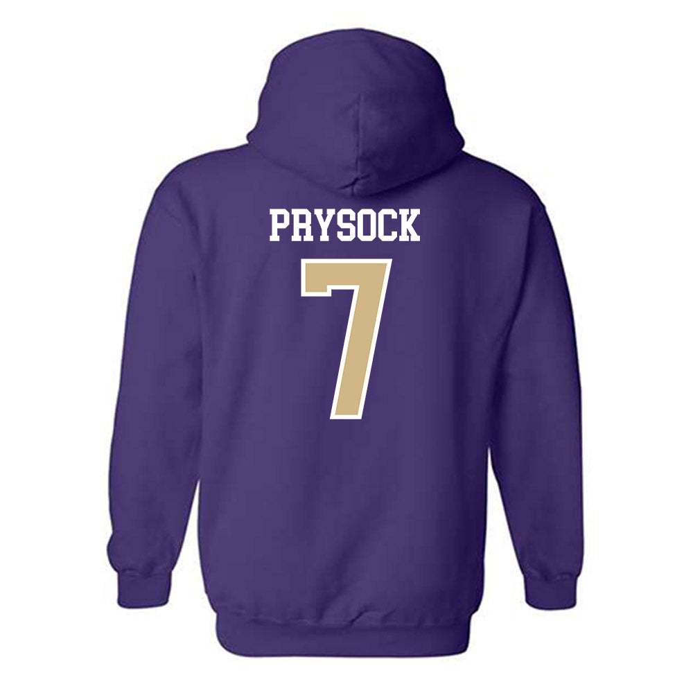 Washington - NCAA Football : Ephesians Prysock - Sports Shersey Hooded Sweatshirt-1