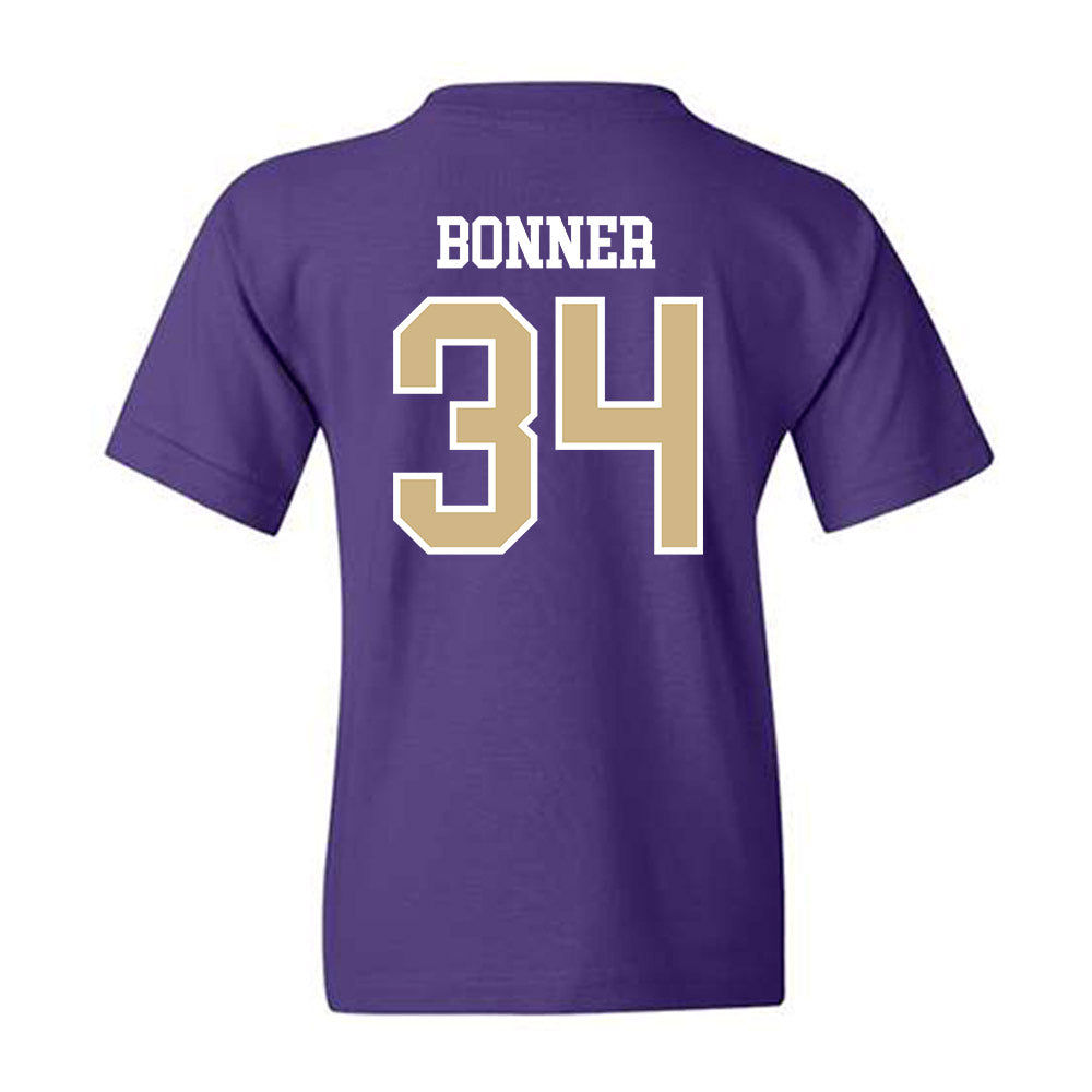 Washington - NCAA Football : Brian Bonner - Sports Shersey Youth T-Shirt-1