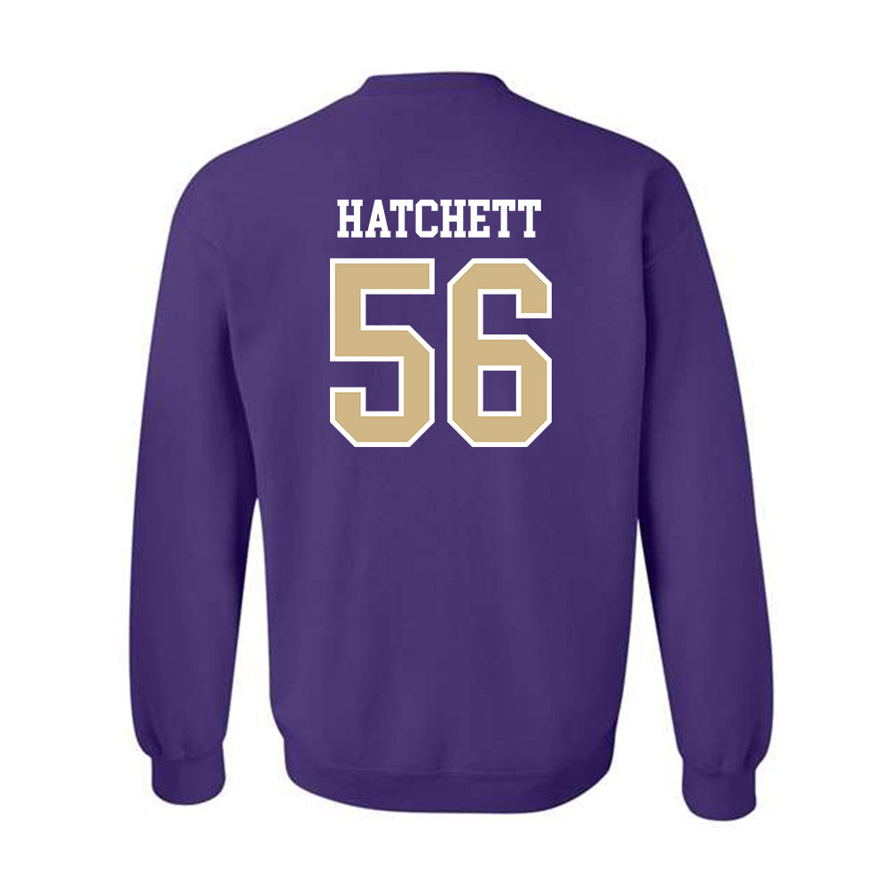 Washington - NCAA Football : Geirean Hatchett - Sports Shersey Crewneck Sweatshirt-1