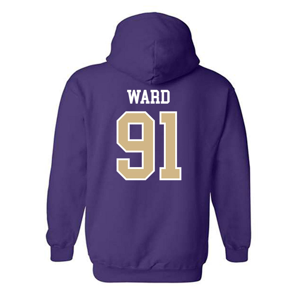 Washington - NCAA Football : Isaiah Ward - Sports Shersey Hooded Sweatshirt-1